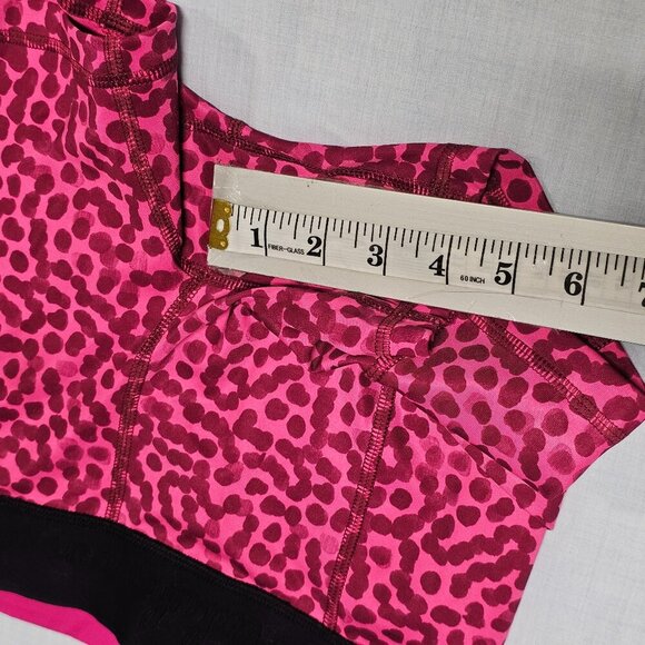 Lululemon What The Sport Short In Black/Pink Cheetah Print Size 4 - Picture 10 of 11